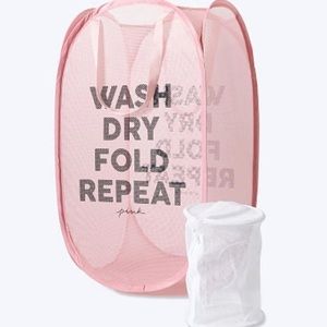 VS Pink laundry hamper